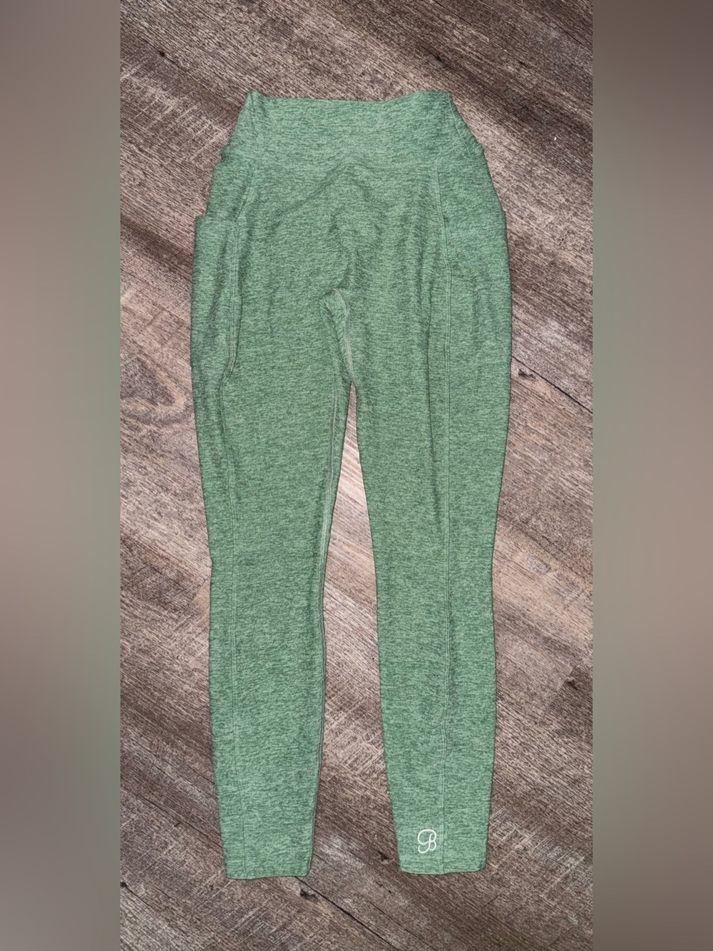 Bombshell Sportswear Heather Green High-Waist Leggings